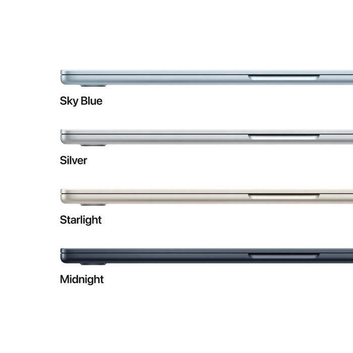 Apple MacBook Air 15 inch (2026) M5 (10 CPU / 10 GPU) 16GB/1TB Zilver AZERTY visual leverancier