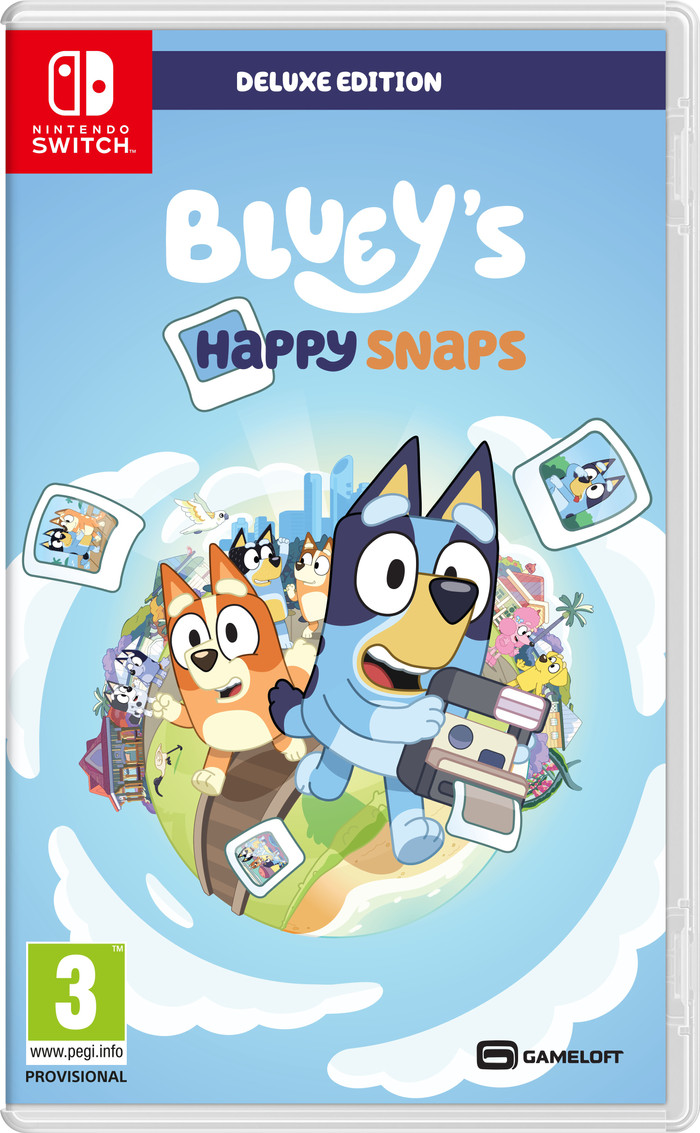 Bluey's Happy Snaps Day One Deluxe Edition Nintendo Switch Main Image