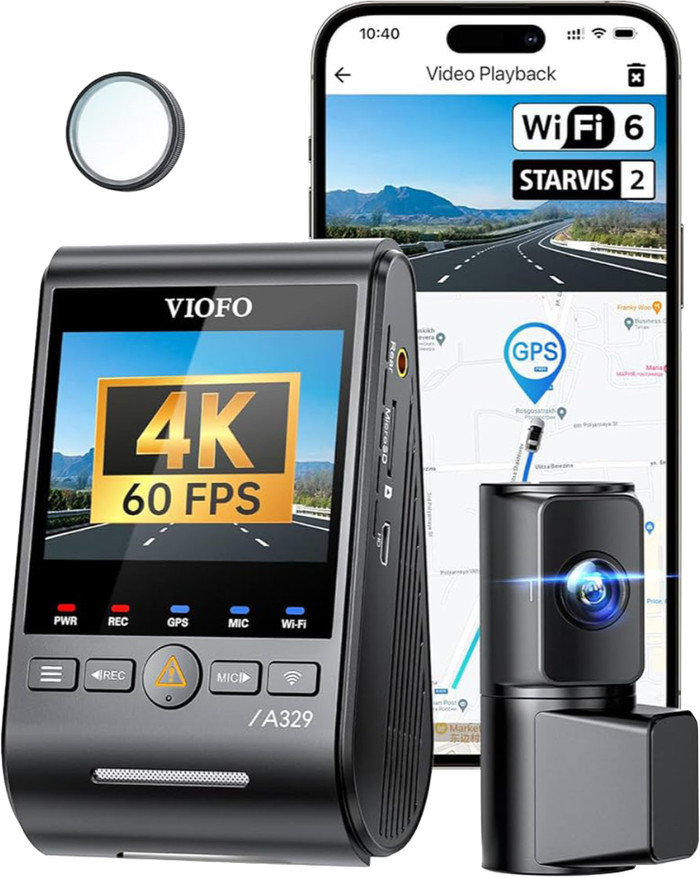 Viofo A329S 2CH 4K Wifi GPS visual leverancier