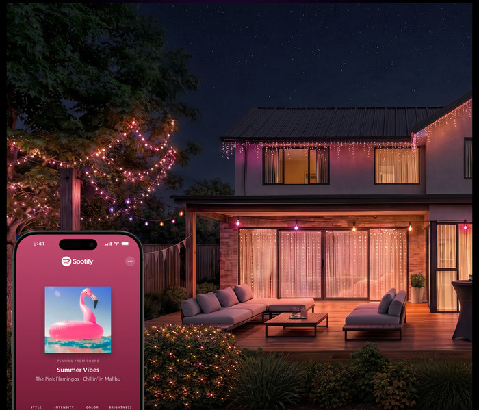Philips Hue Festavia LED Guirlande Lumineuse 3,45 x 1 Mètre Lot de 2 produit à l'usage
