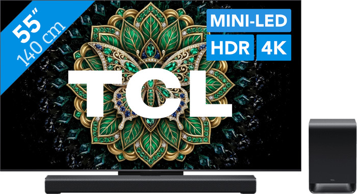 TCL QD Mini-led 55" C69K Pro (2026) + TCL S60K Main Image