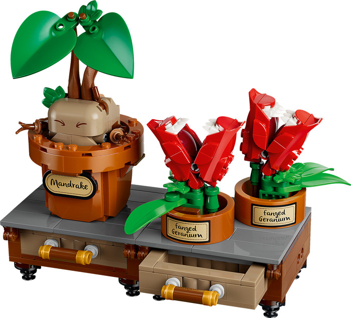 LEGO Harry Potter Zweinstein Kruidenkunde Planten 76474 detail