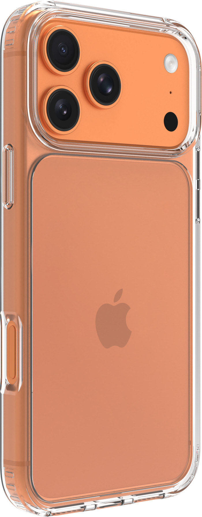 BlueBuilt Protective Back Cover iPhone 17 Pro Max Transparant linkerkant