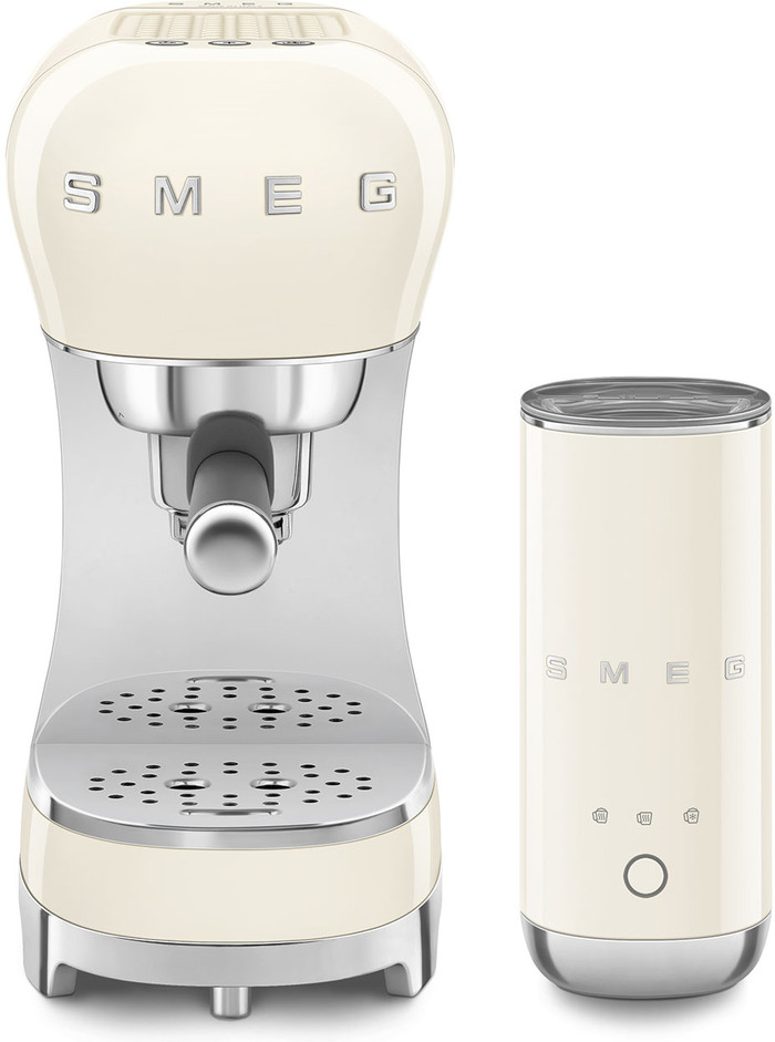SMEG ECF12CREU Creme + melkopschuimer Main Image