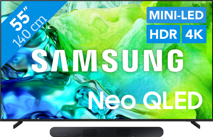 Samsung Neo QLED 55" QN80H (2026) + Samsung HW-S60D Noir (2024) Main Image