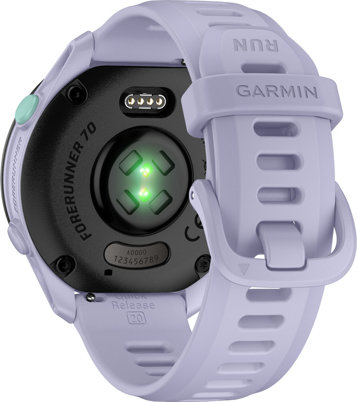 Garmin Forerunner 70 43 mm Paars achterkant