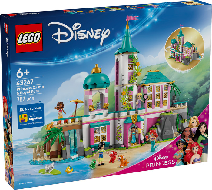 LEGO Disney - Le Château des Princesses et les Animaux Royaux 43267 emballage