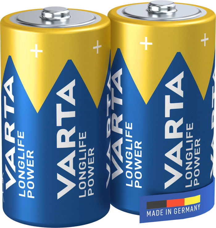 Varta Longlife Power C Blister 2 stuks voorkant