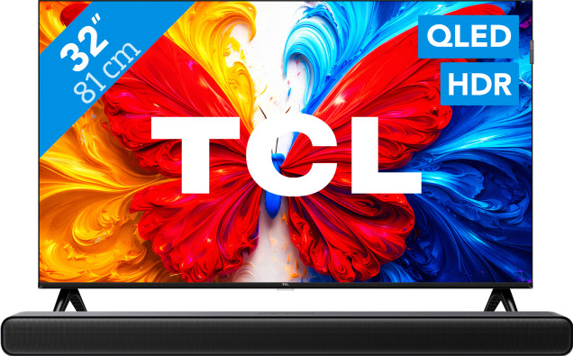 TCL 32" QLED S5L 4K (2026) + TCL S45H 2.0 Barre de Son Main Image