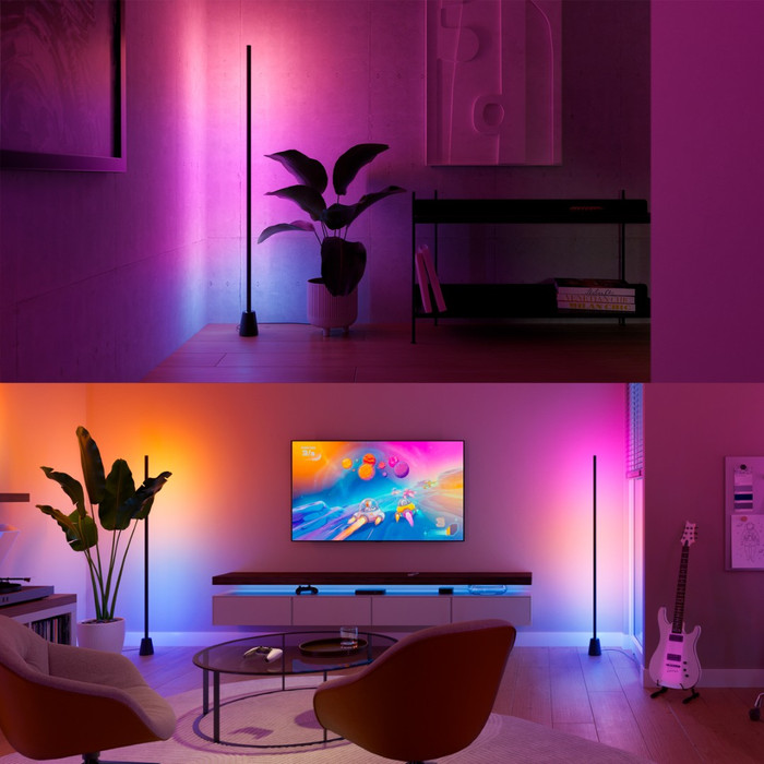 Philips Hue Play Vloerlamp White and Color product in gebruik