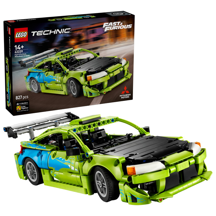 LEGO Technic Fast and Furious Mitsubishi Eclipse 42229 rechterkant