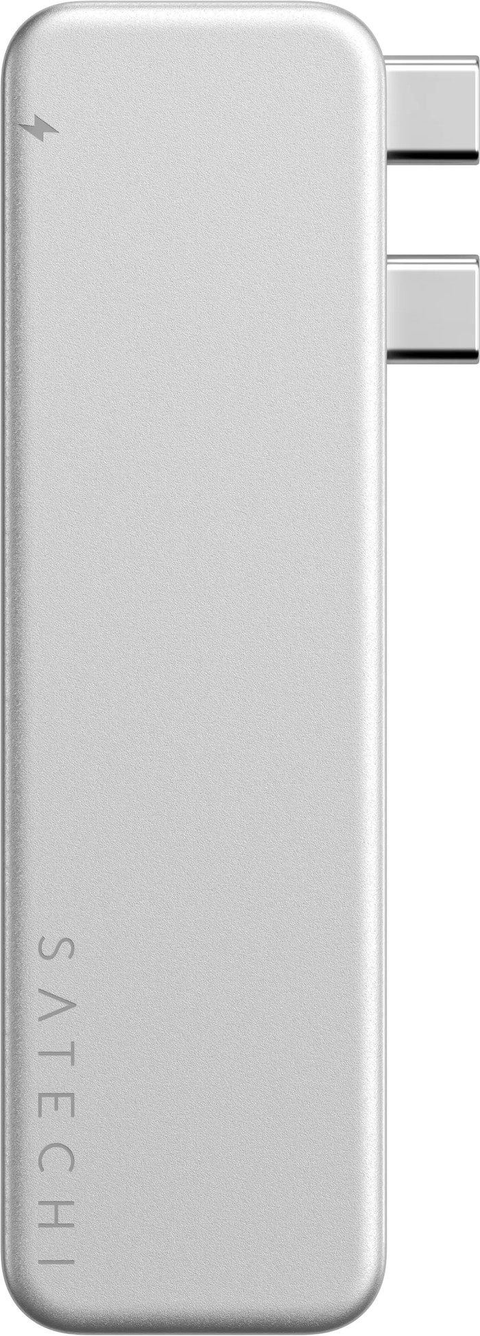 Satechi USB-C Snap Hub Zilver bovenkant