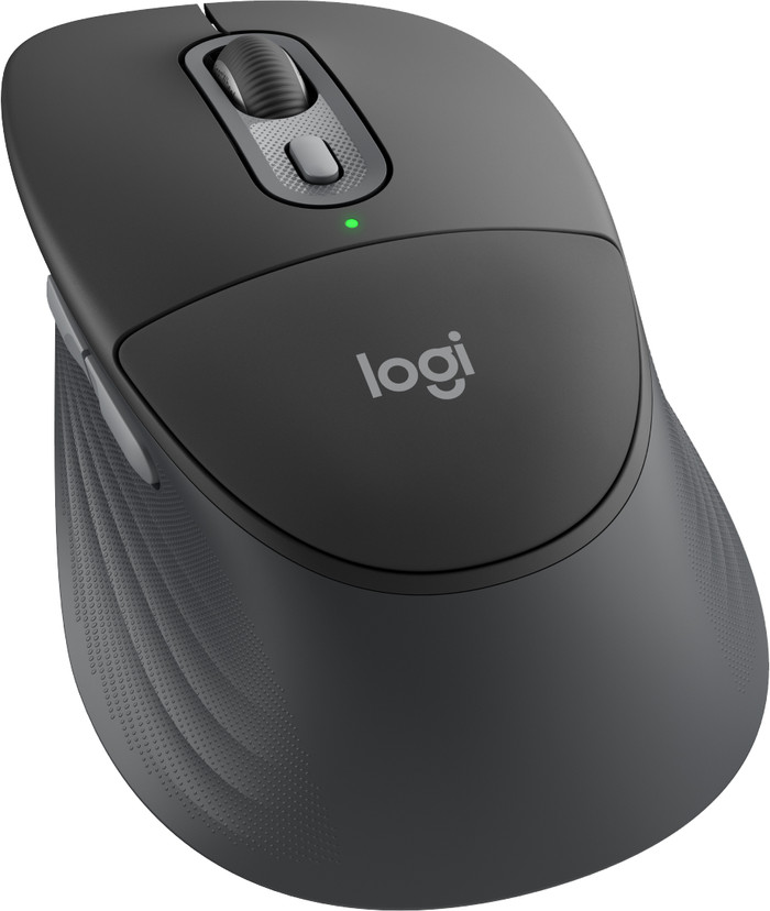Logitech Signature Comfort Plus M850 L Wireless Mouse Graphite back