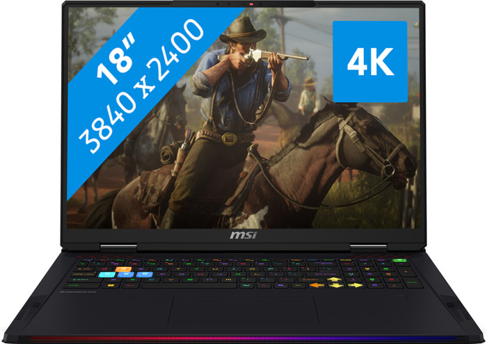 MSI Raider 18 Max HX A2WI-1052BE Azerty Main Image