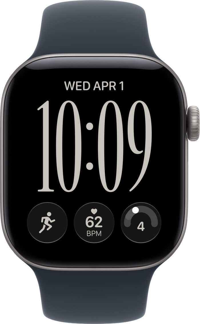 Apple Watch Series 12 Cellular 46mm Gray Sport Band M/L front