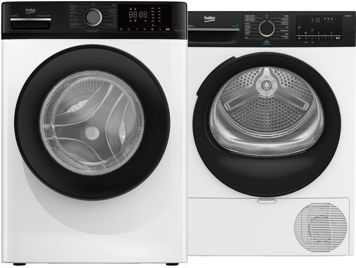 Beko B1W764BBBE SteamCure + Beko BM3T3824B SteamCure Main Image