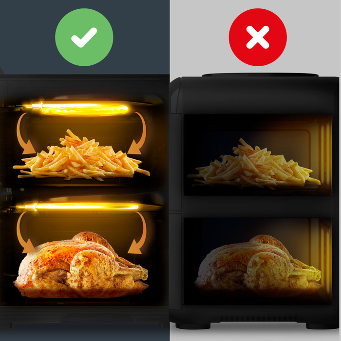 Tefal Easy Fry Crispy Dual Stack EY7528 visual leverancier