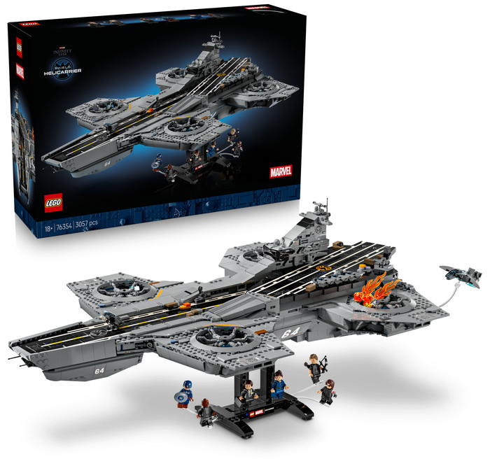 LEGO Marvel S.H.I.E.L.D. Helicarrier 76354 rechterkant