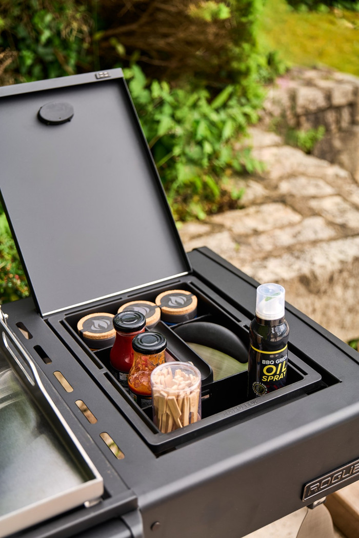 Napoleon Phantom Rogue PRO 30 Sizzle zone binnenkant