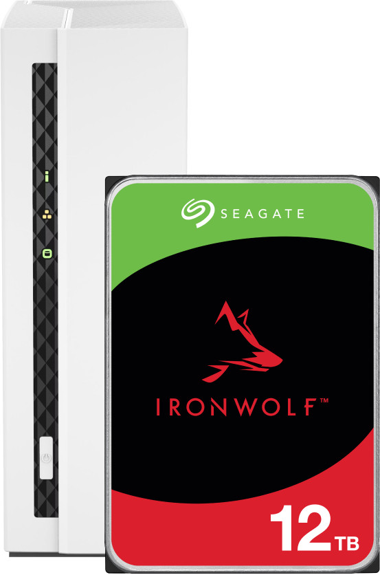 QNAP TS-133 + Seagate IronWolf 12 To Main Image