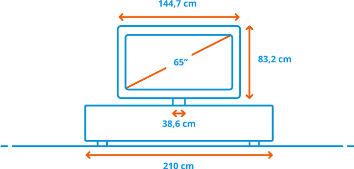 TCL RGB Mini LED 65" RM7L (2026) + TCL S65K visual Coolblue 1