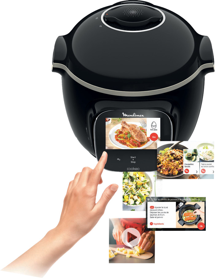 Moulinex Cookeo Touch Wifi CE902800 Zwart visual leverancier
