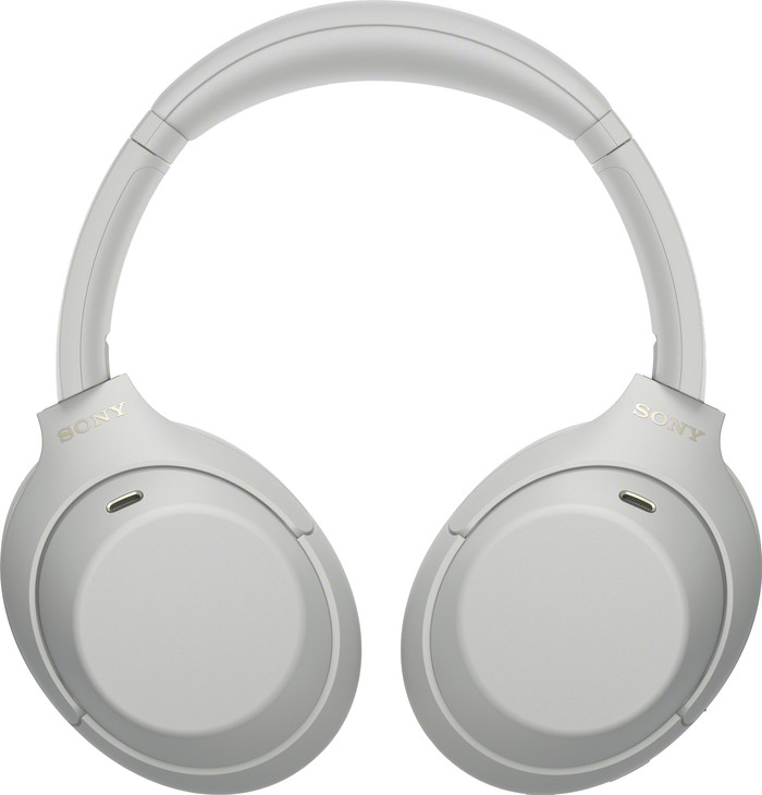 Sony WH-1000XM4C Silver front