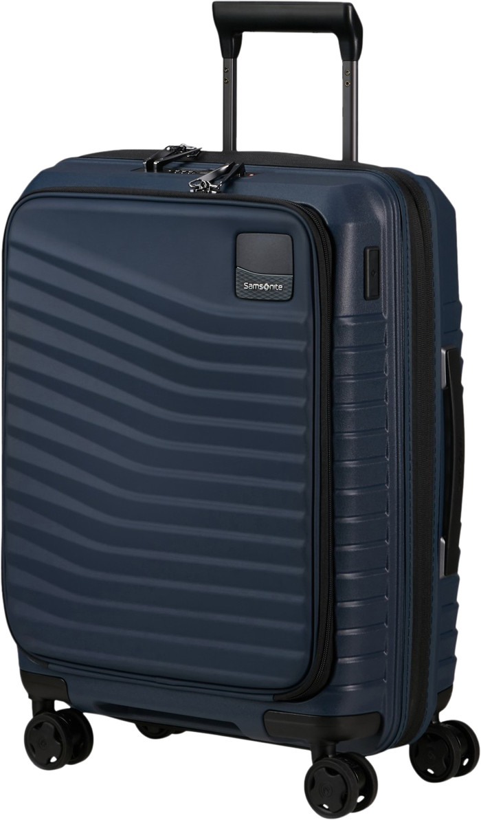 Samsonite Intuo Valise à 4 Roulettes Easy Access Expandable 55 cm Blue avant