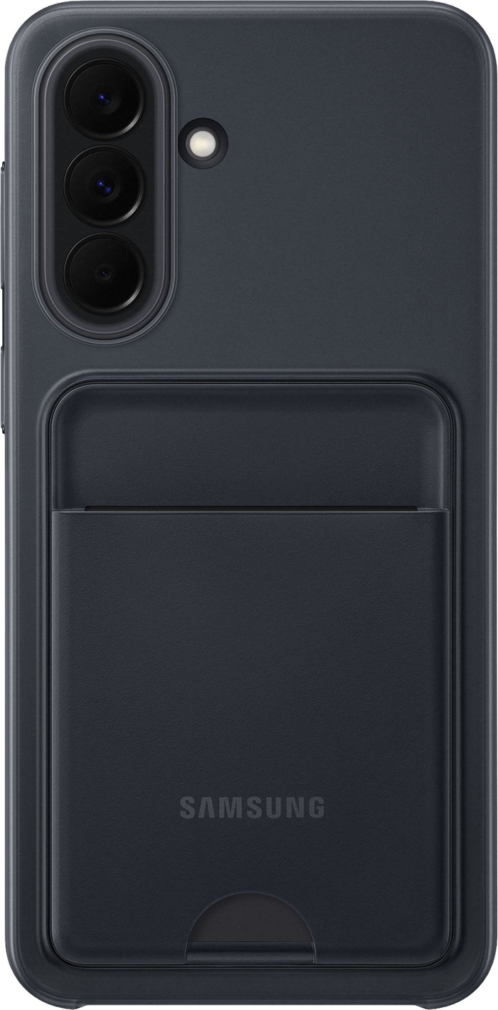 Samsung Galaxy A37 Card Slot Back Cover Zwart Main Image