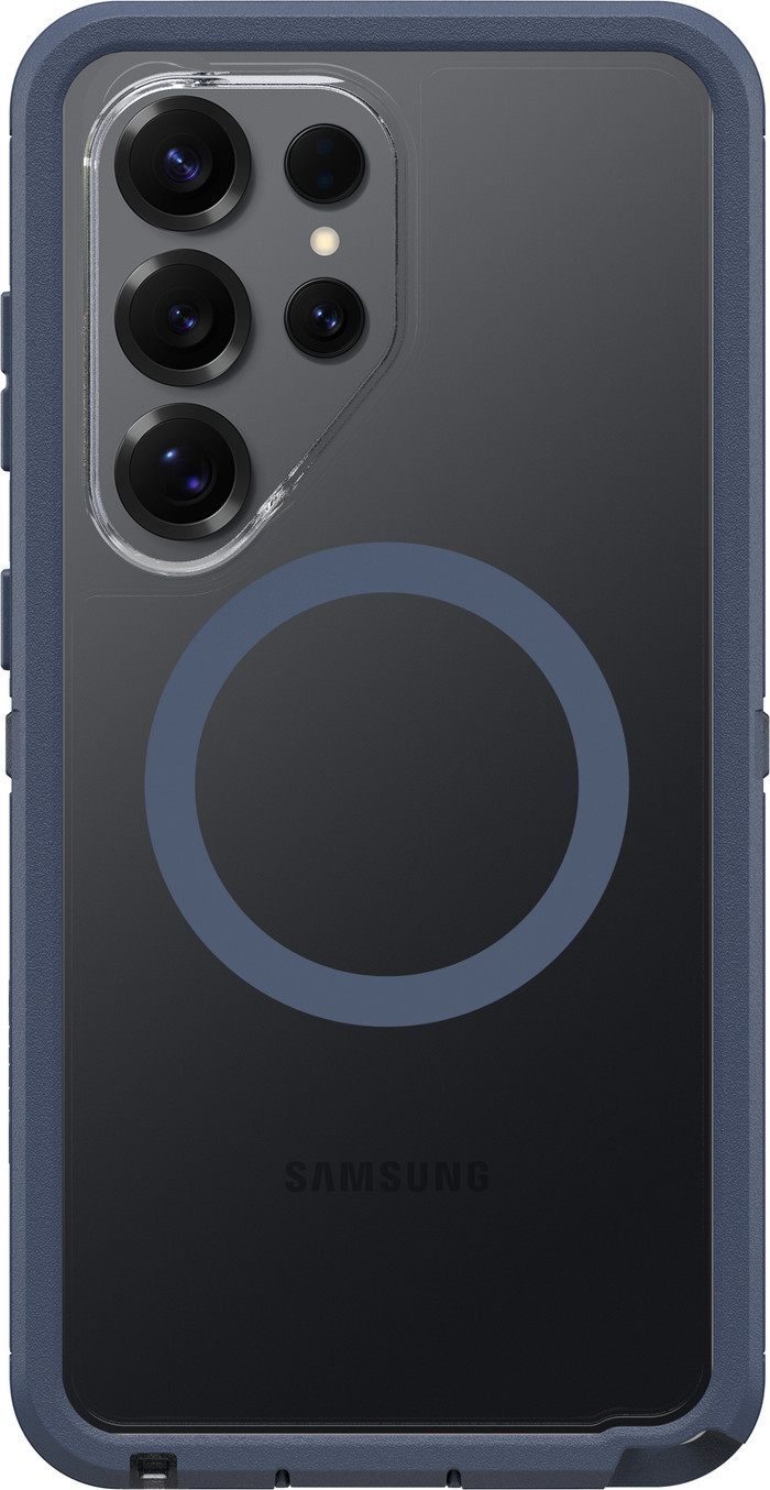 Otterbox Defender Samsung Galaxy S26 Ultra Back Cover met Magneet Transparant Blauwe Rand Main Image