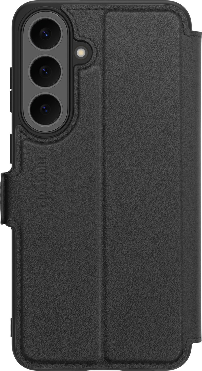 BlueBuilt Book Case Samsung Galaxy S26 FE Leer Zwart achterkant