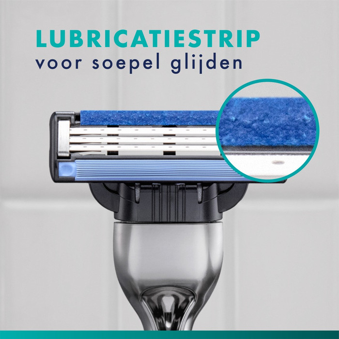 Gillette Mach3 + 3 Navulmesjes detail