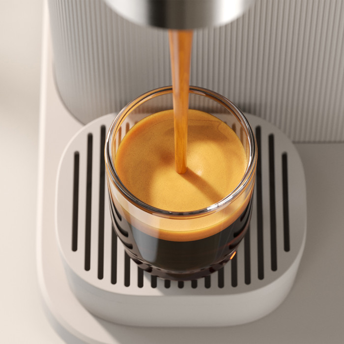 Philips Baristina BAR305/00 Wit product in gebruik