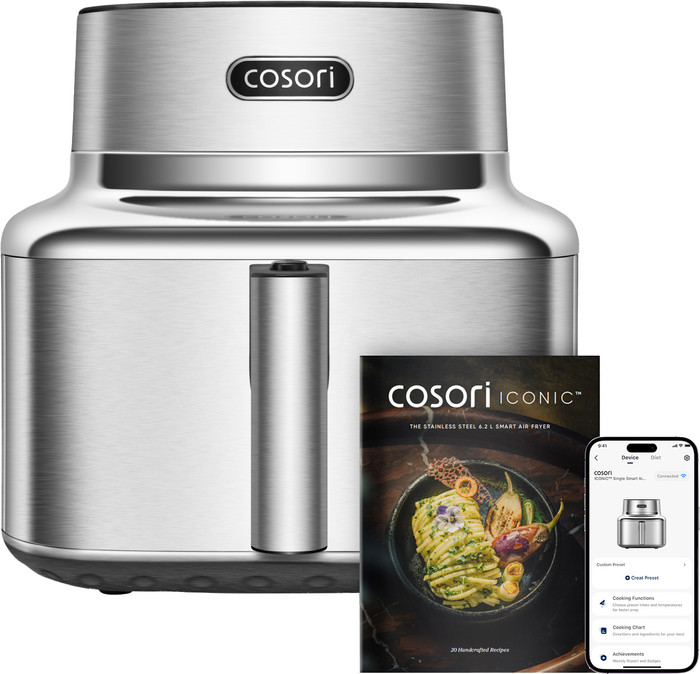 COSORI Iconic Single 6.2L Stainless Steel Main Image