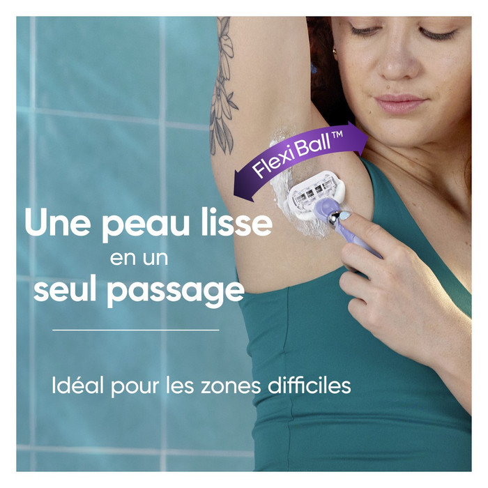Gillette Venus Extra Smooth Swirl + 9 Recharges de Rasoir produit à l'usage