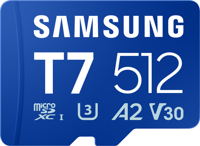 Samsung MicroSDXC T7 512GB 170MB/s Main Image