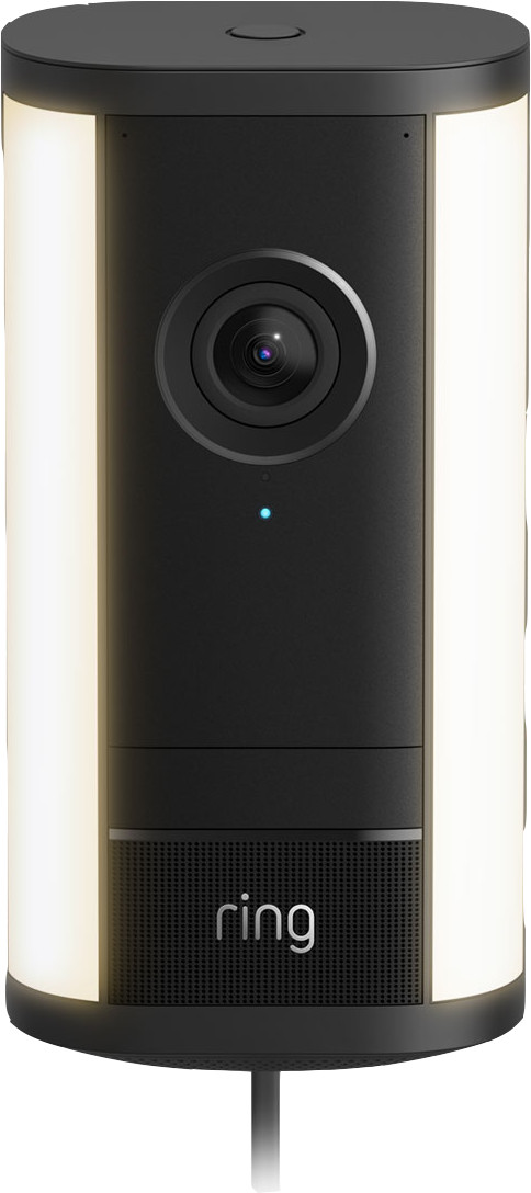 Ring Spotlight Camera Pro 2nd Generation Plug Black Duo Pack front