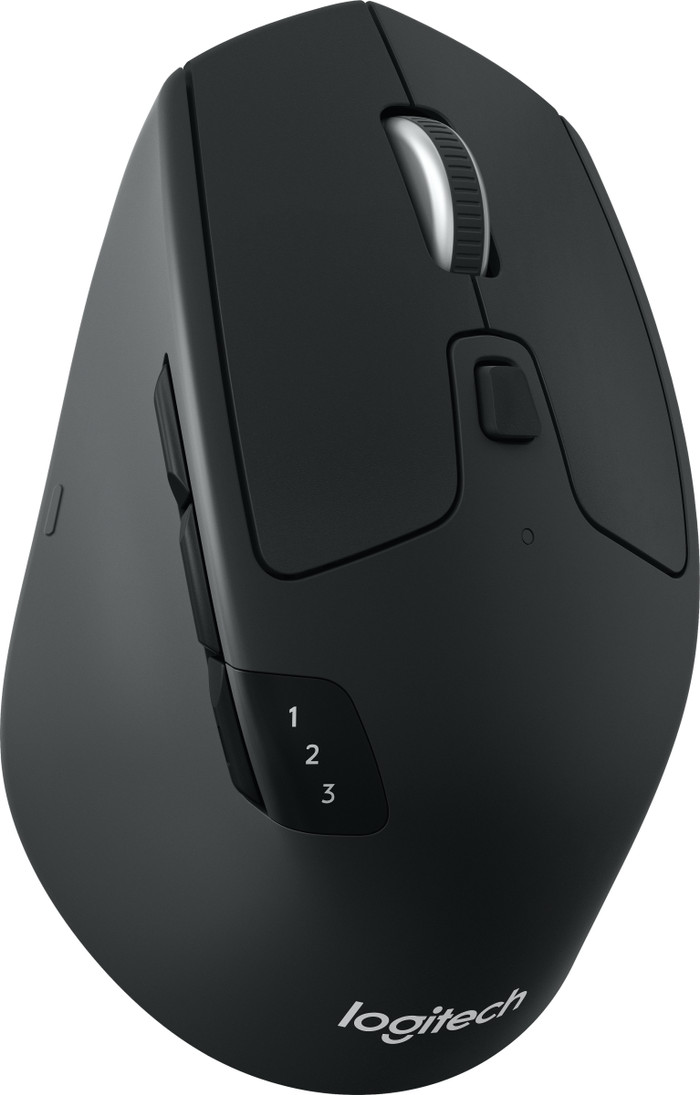 Logitech M720 Triathlon Bluetooth Mouse left side
