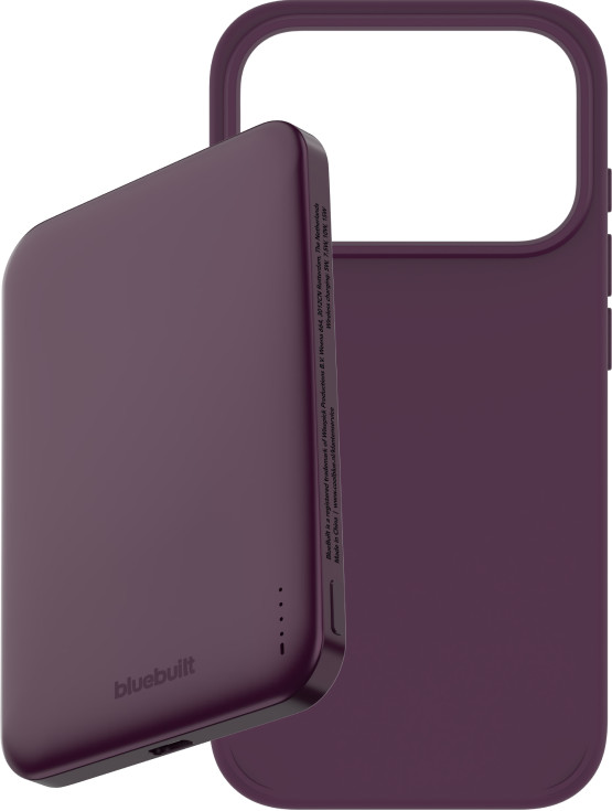 BlueBuilt MagSafe Hoesje iPhone 18 Pro Rood + Powerbank 5.000 mAh Rood Main Image