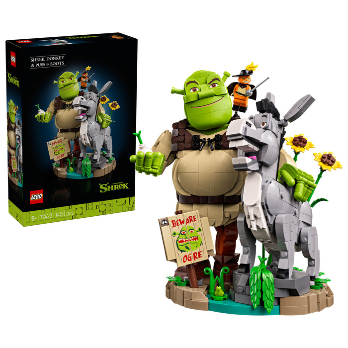 LEGO - Shrek, l'Âne et le Chat Potté 72423 avant