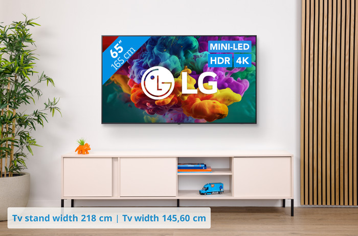 LG Mini-LED 65 inches QNED85 (2026) visual Coolblue 1