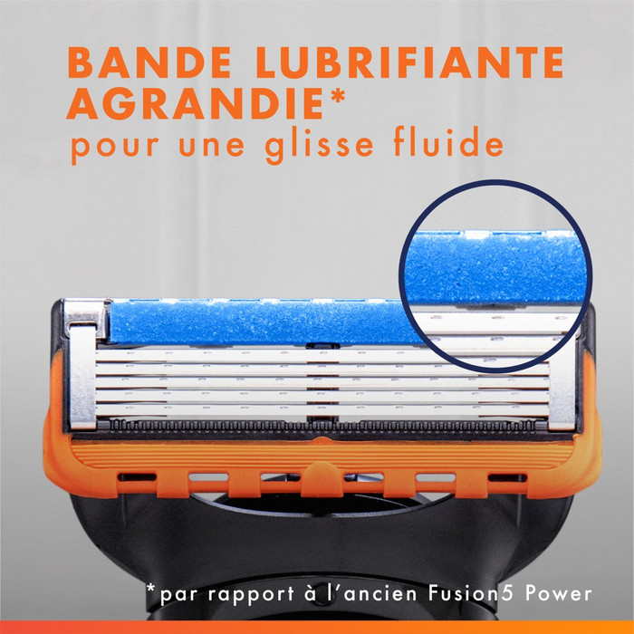 Gillette Fusion5 Power + 17 recharges de rasoir détail