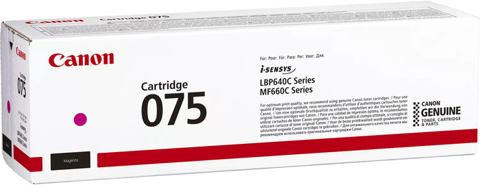 Canon 075 toner magenta verpakking