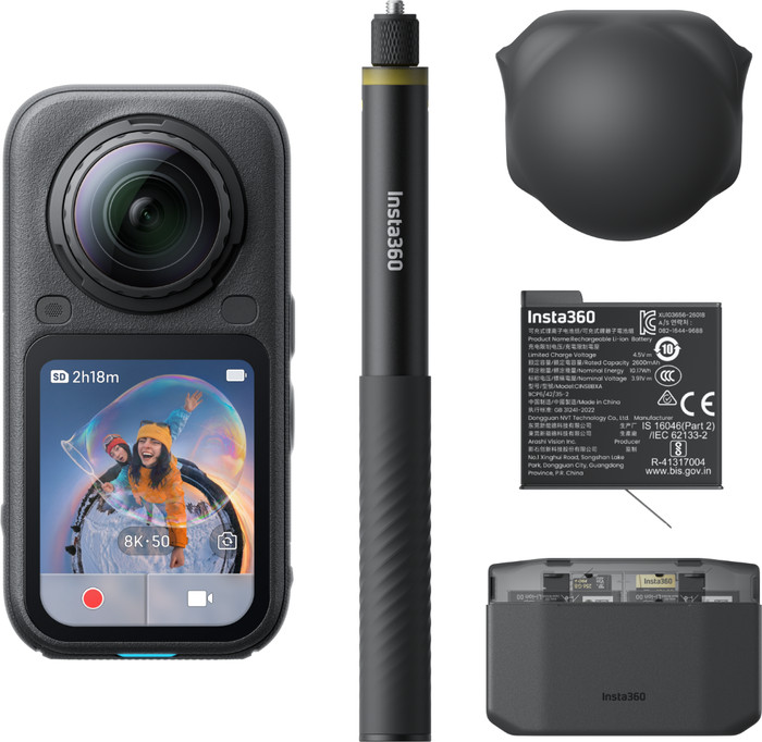 Insta360 X6 Essentials Bundle Noir Main Image