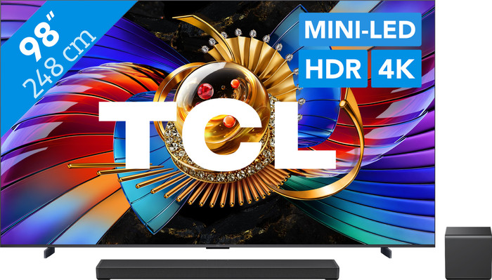TCL SQD Mini-LED 98" 80L (2026) + TCL Q85K Main Image