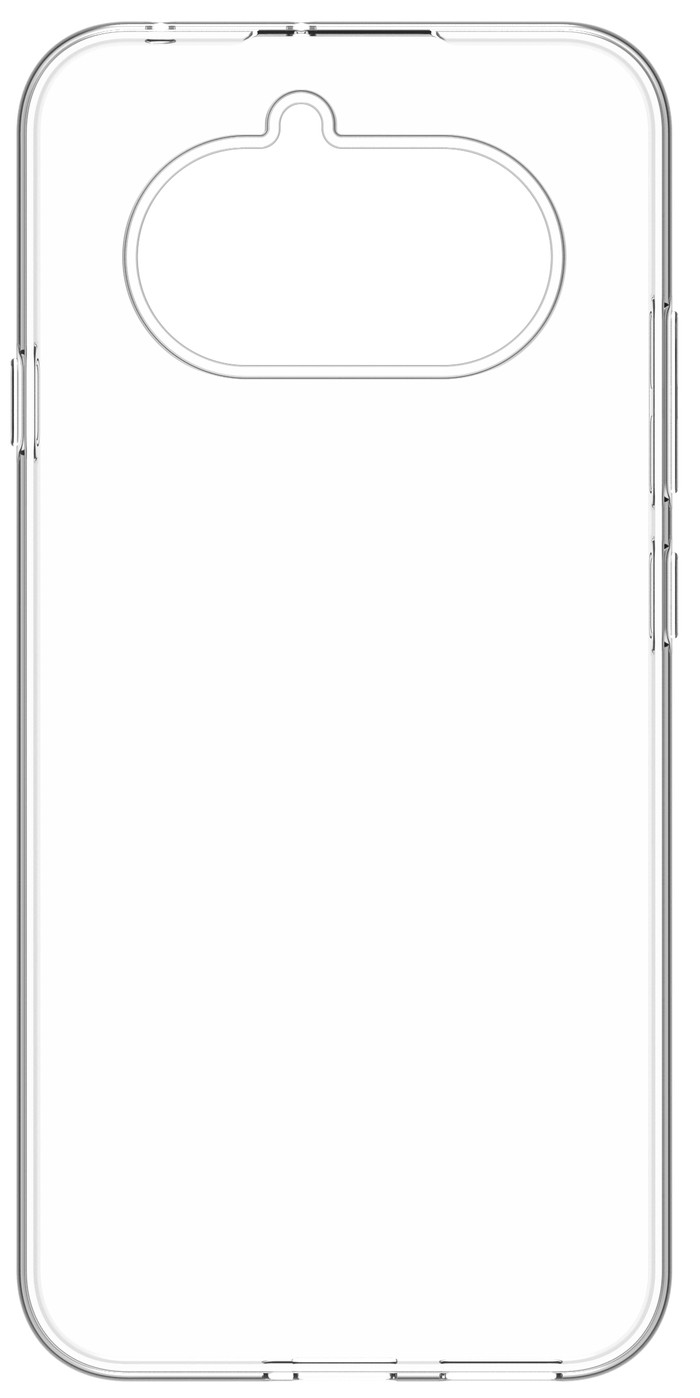 BlueBuilt Nothing Phone (4a) Back Cover Transparant voorkant