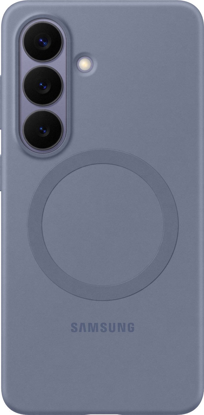 Samsung Galaxy S26 Plus Siliconen Back Cover met Magneet Paars Main Image