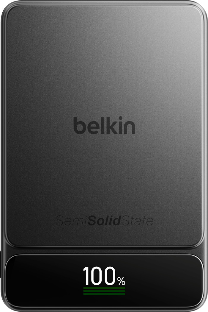 Belkin Powerbank 10.000 mAh met Snelladen 45 Watt Zwart bovenkant
