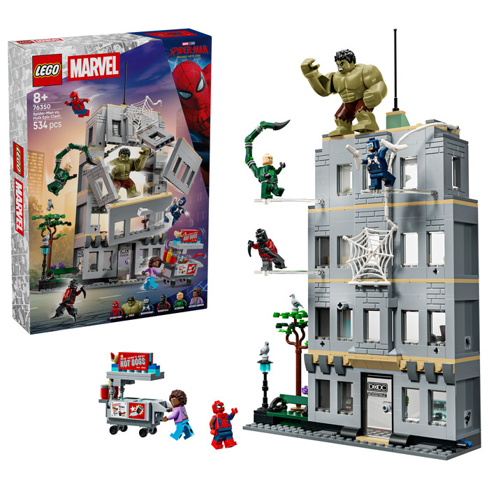 LEGO Marvel Spider-Man vs. Hulk ultieme confrontatie 76350 rechterkant