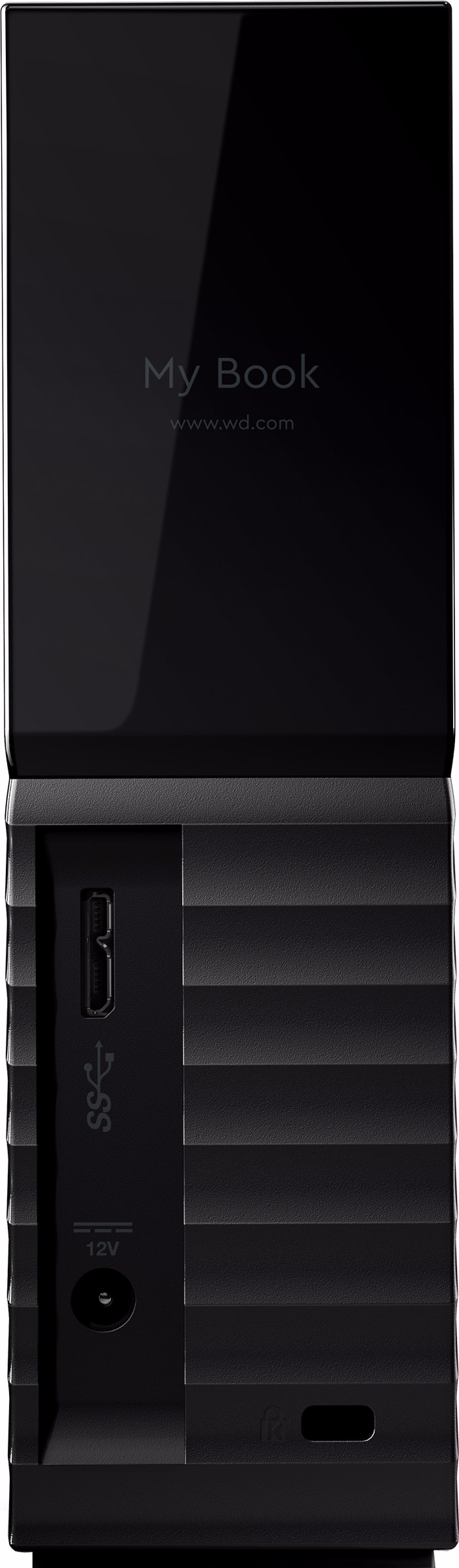 WD My Book 8TB achterkant